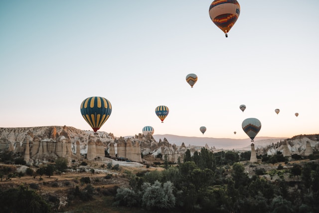 montgolfière en Inde