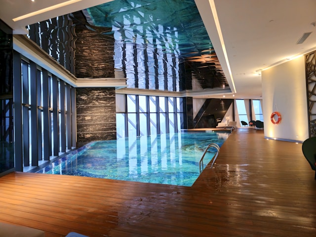 vivre en bois piscine