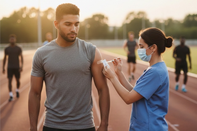Vaccination à l’entraînement